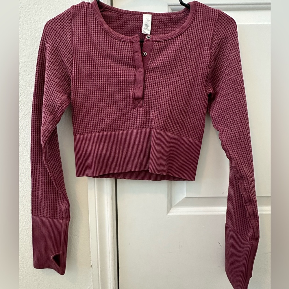 Never Worn Aerie Waffle Crop
